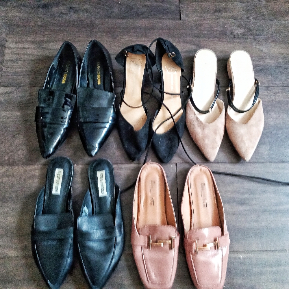 💮3/$45💮 5 Pairs of Slides / Slip Ons Bundle Set